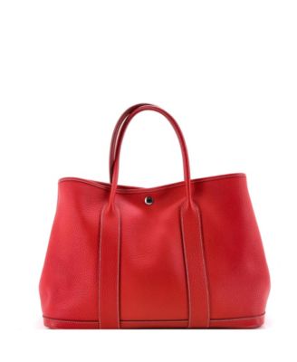 36 Garden Party Tote Leather