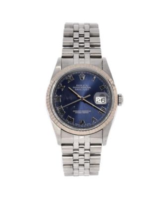  Oyster Perpetual Datejust Automatic Watch in Stainless Steel and White Gold 36mm