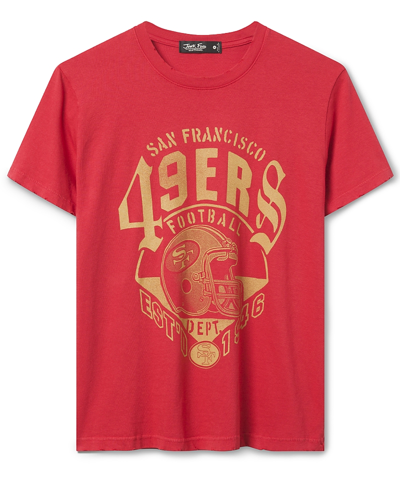 Junk Food Clothing Women's San Francisco 49ers Gridiron Vintage Tee