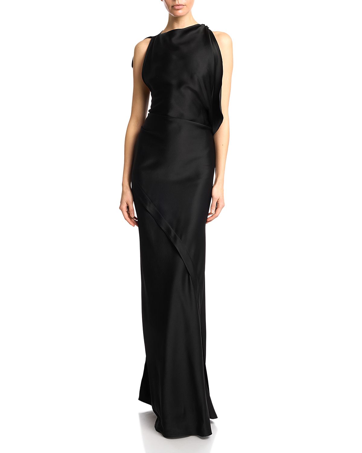 Victoria Beckham Sleeveless Draped Gown