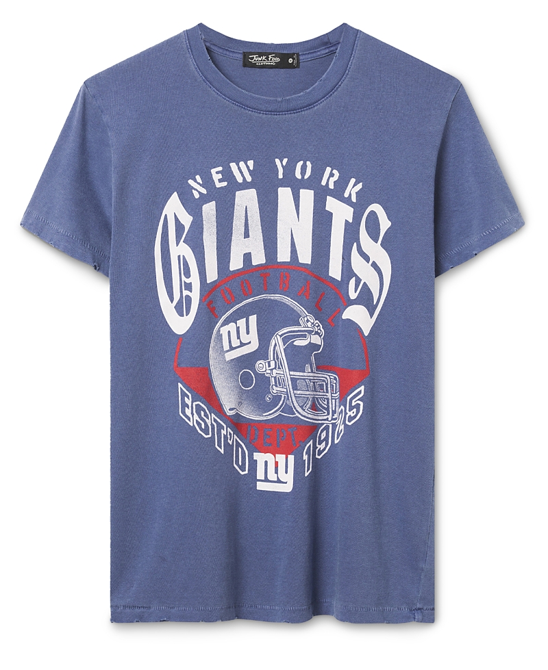 Junk Food Clothing Women's New York Giants Gridiron Vintage Tee