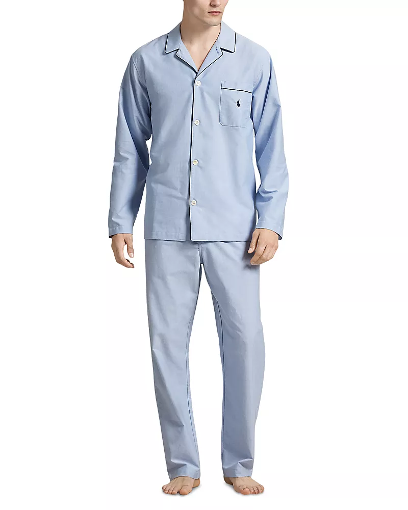Polo Ralph Lauren Woven Oxford Long Sleeve Pajamas