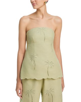 Ramona Strapless Eyelet Top