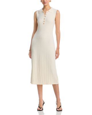 Variegated Rib Midi Dress