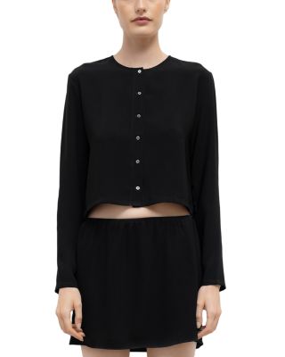 Ari Crop Cardigan Sweater 