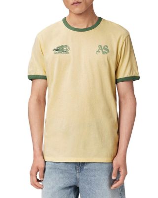 Blighty Logo Graphic Ringer T-Shirt
