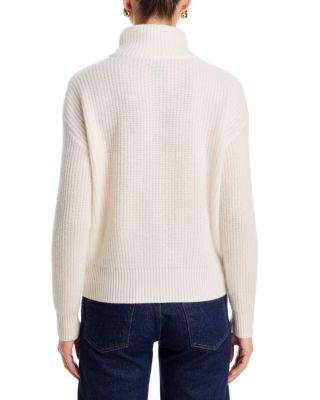 100% Cashmere Mock Neck Sweater - Exclusive - thumbnail 3