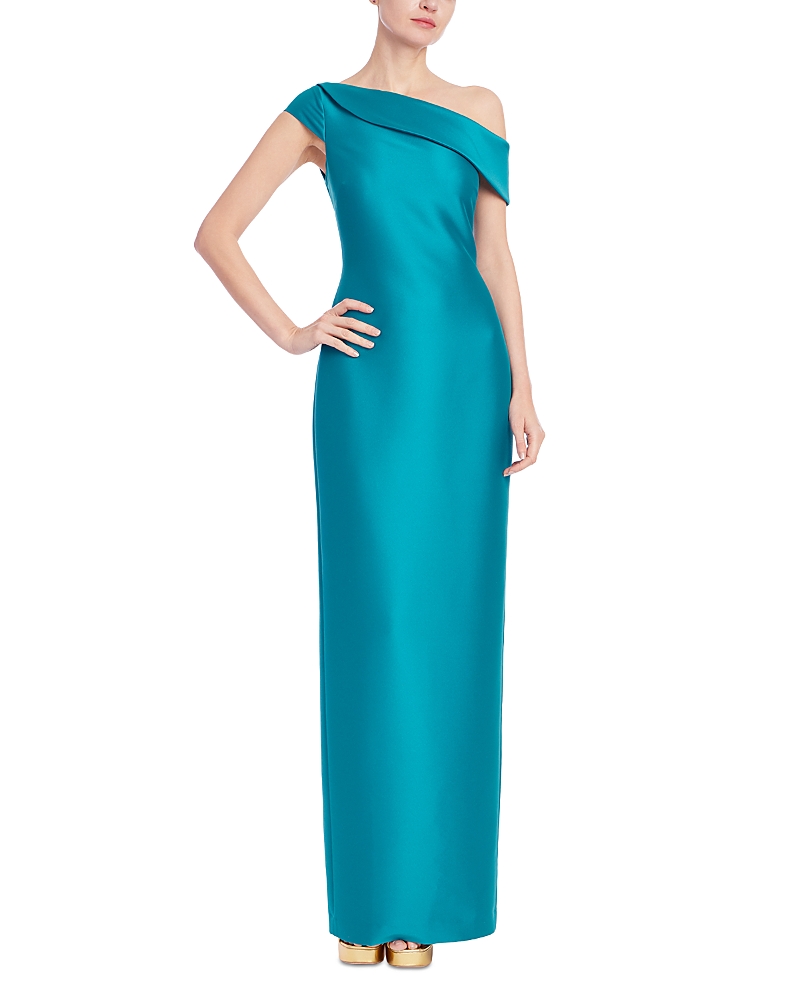 Badgley Mischka One Shoulder Gown