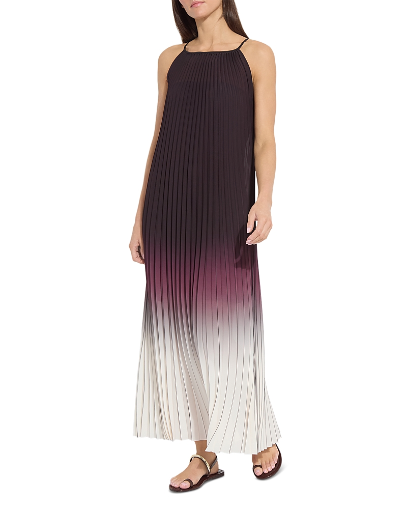 Lysse Lorena Pleated Chiffon Midi Dress