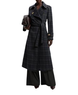 Double Breasted Belted Midi Coat
