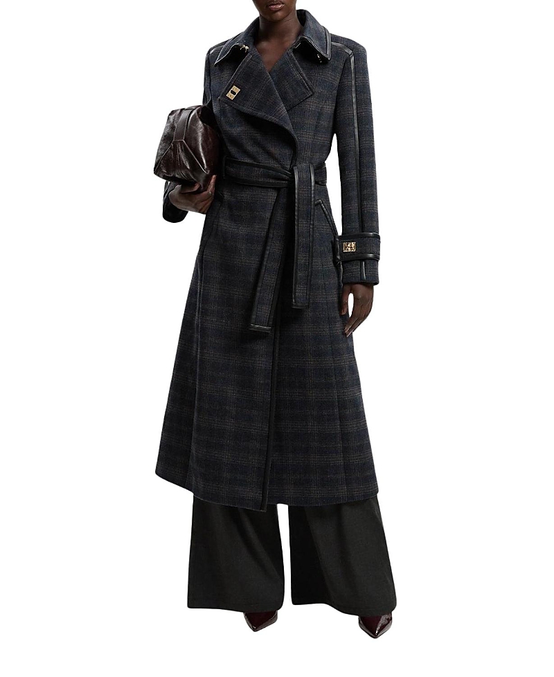 Karen Millen Double Breasted Belted Midi Coat