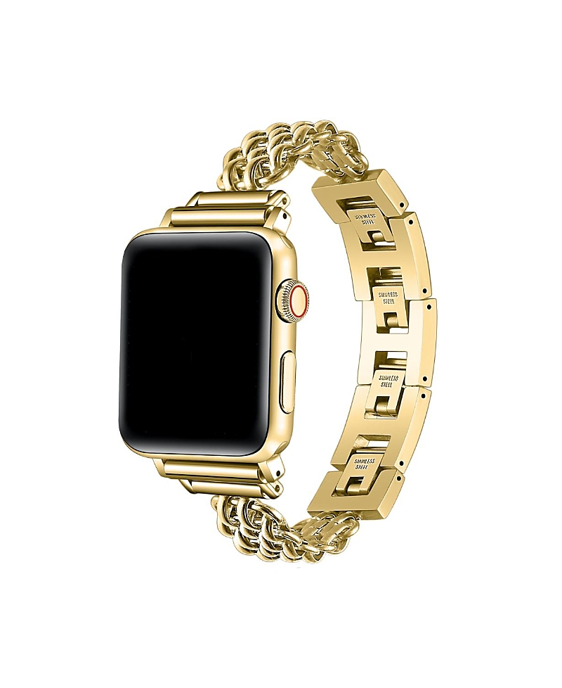 Posh Tech Sylvie Stainless Steel Band For Apple Watch In Pink