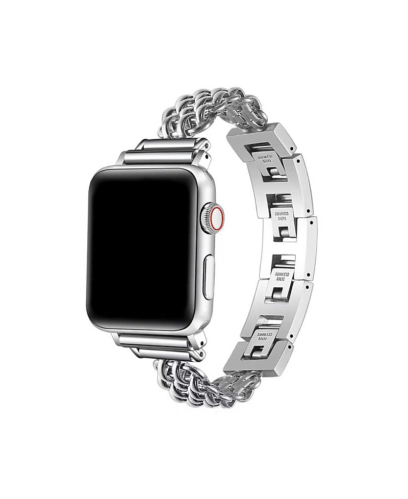 Posh Tech Sylvie Stainless Steel Band For Apple Watch In Purple