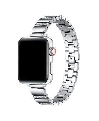 Soleil Rhinestone + Stainless Steel Band For Apple Watch