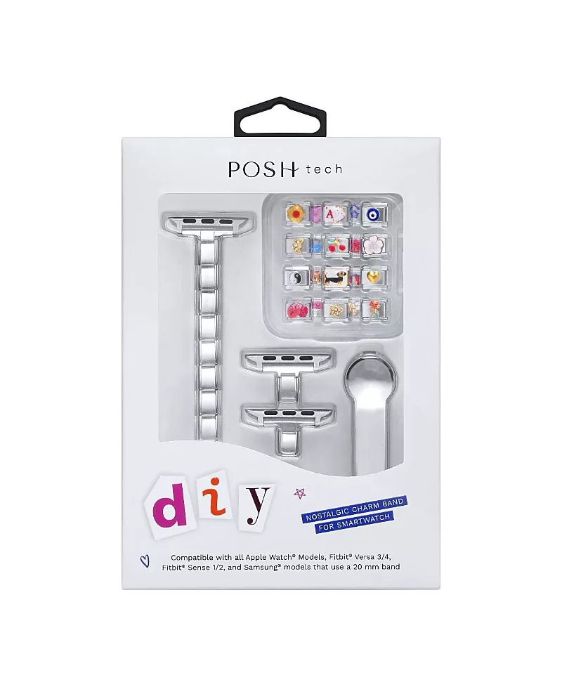 Posh Tech Nostalgic Diy Charm Band for Apple Watch, Fitbit, Samsung