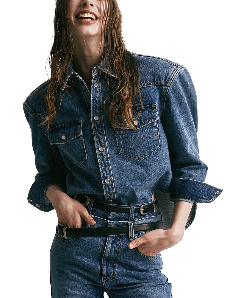 Lemiune 01 Long Sleeve Denim Shirt