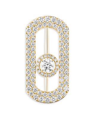 Messika 18K Gold So Move Diamond Pin, 0.90 tcw