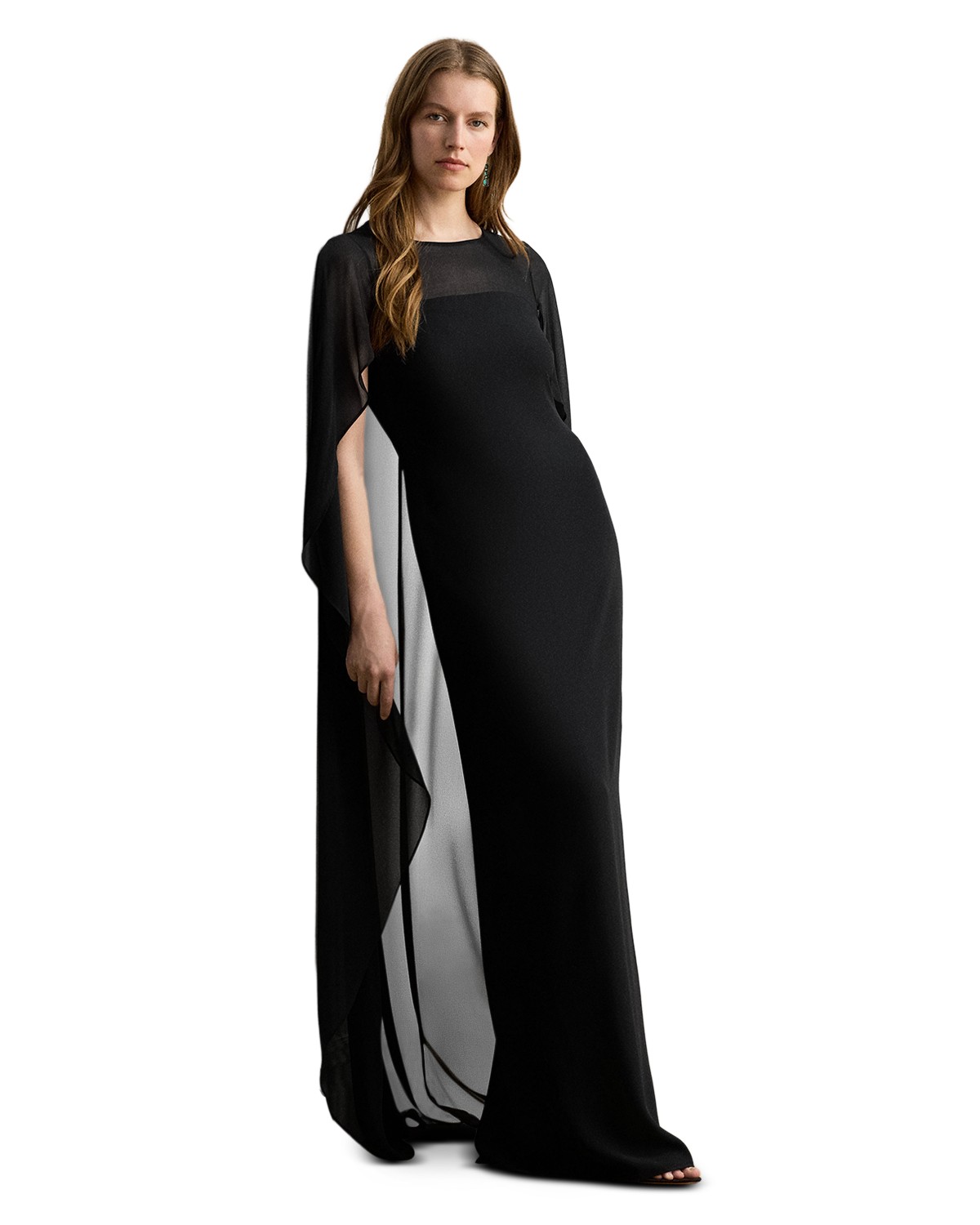 Cape Georgette Gown