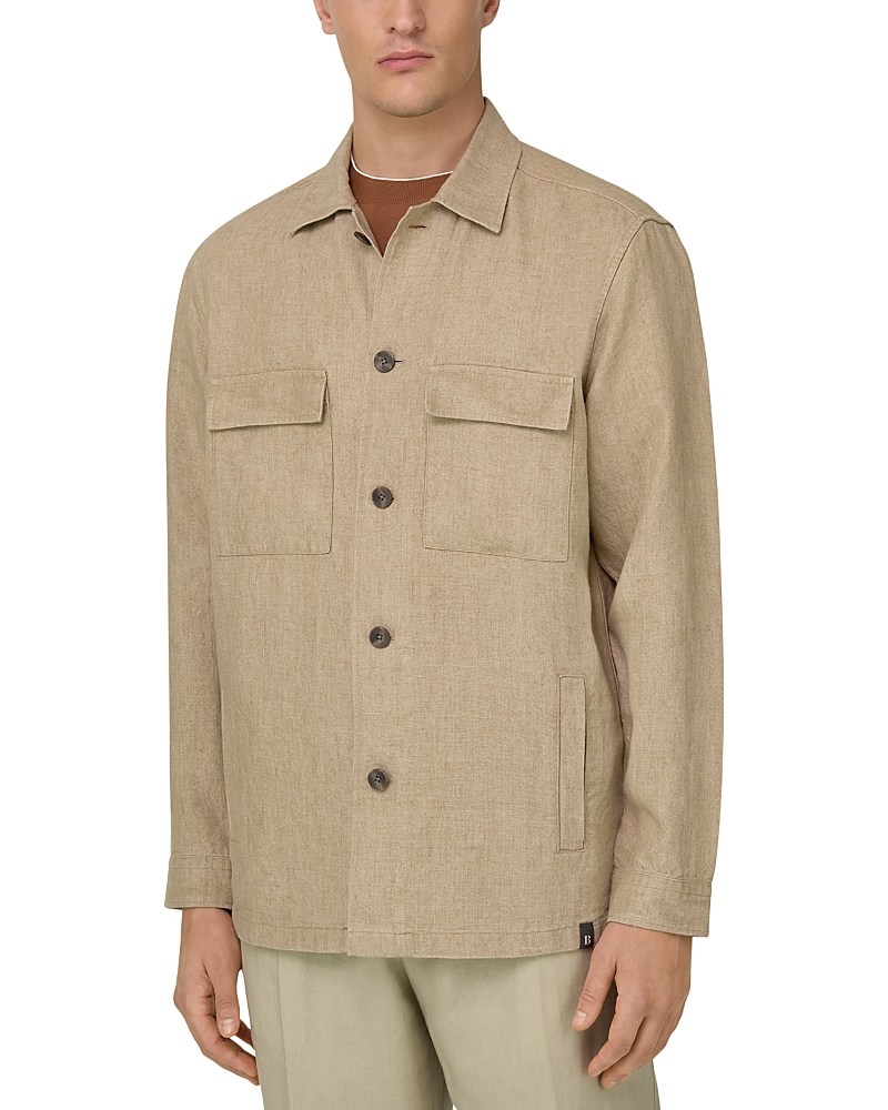 Boggi Milano Delave Linen Pocket Shirt