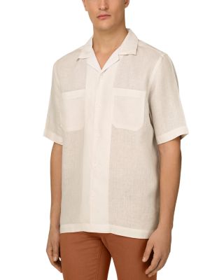 Linen Camp Collar Shirt