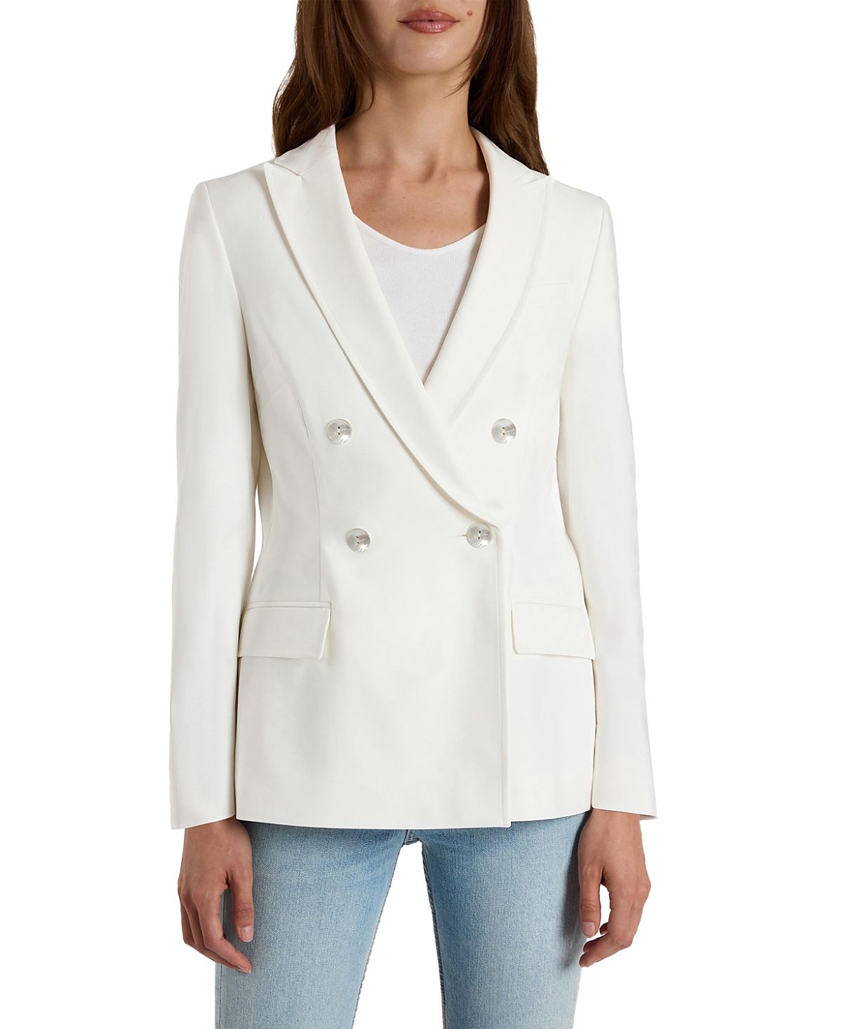 Santorelli Caryn Double-Breasted Blazer