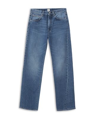 Twisted Seam Jeans in Washed Blue