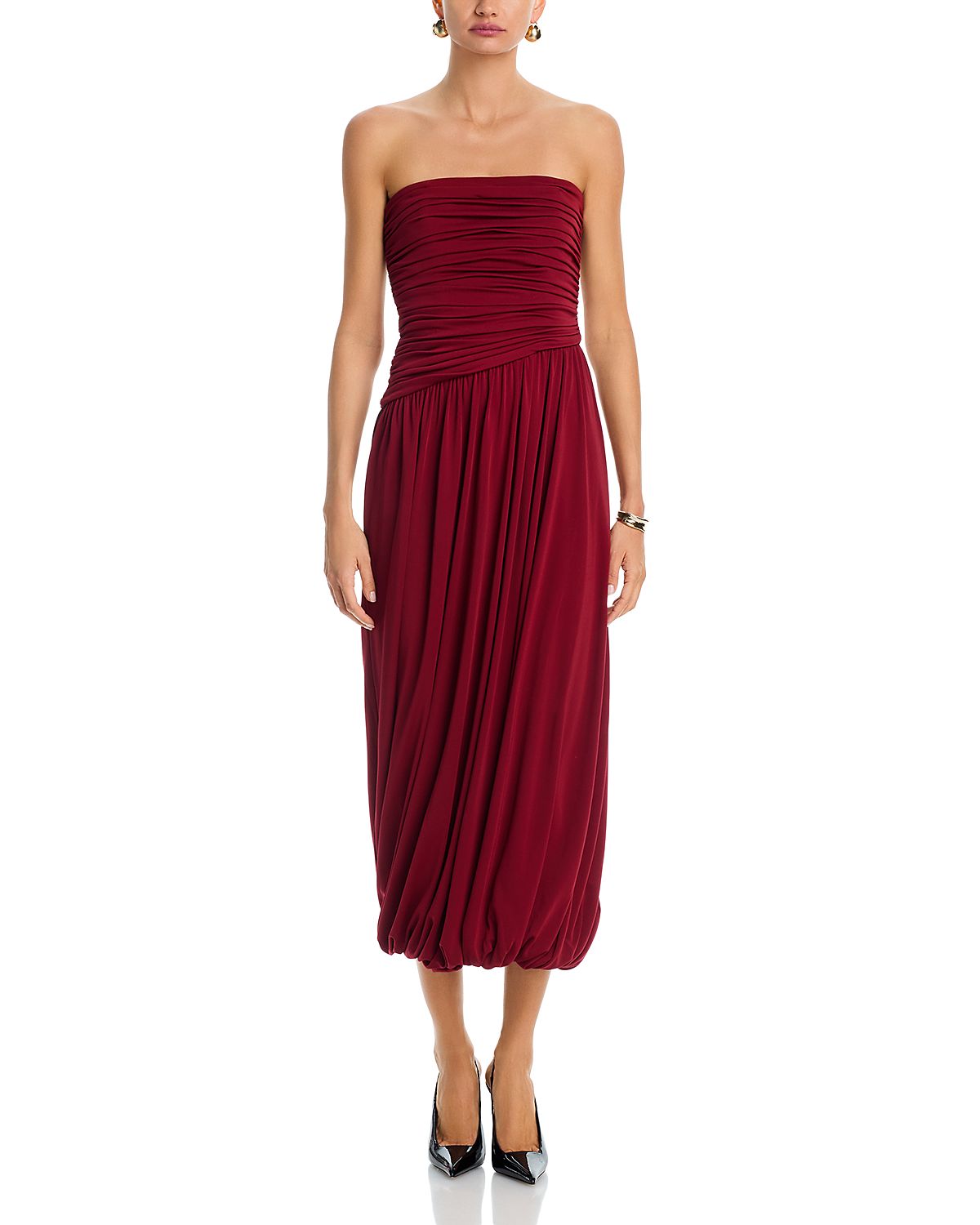 Cinq a Sept Rosine Strapless Midi Dress