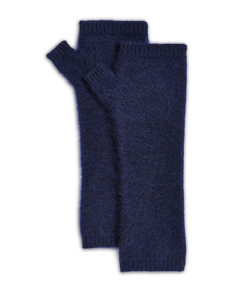 Aqua Brushed Cashmere Arm Warmers - Exclusive · OS