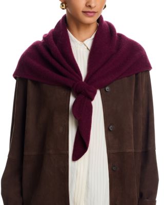 Brushed Cashmere Triangle Wrap - Exclusive