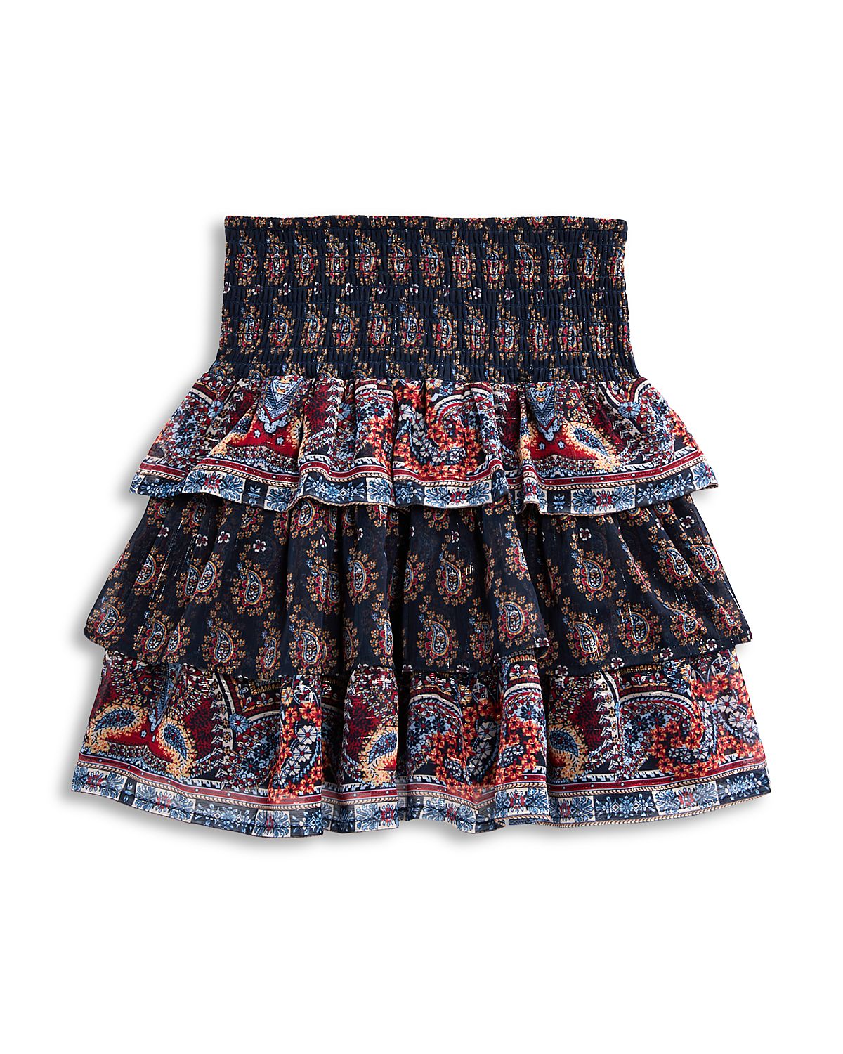 Aqua Girls' Ruffled Mini Skirt, Big Kid - Exclusive