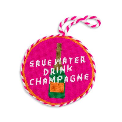 Save Water Needlepoint Ornament