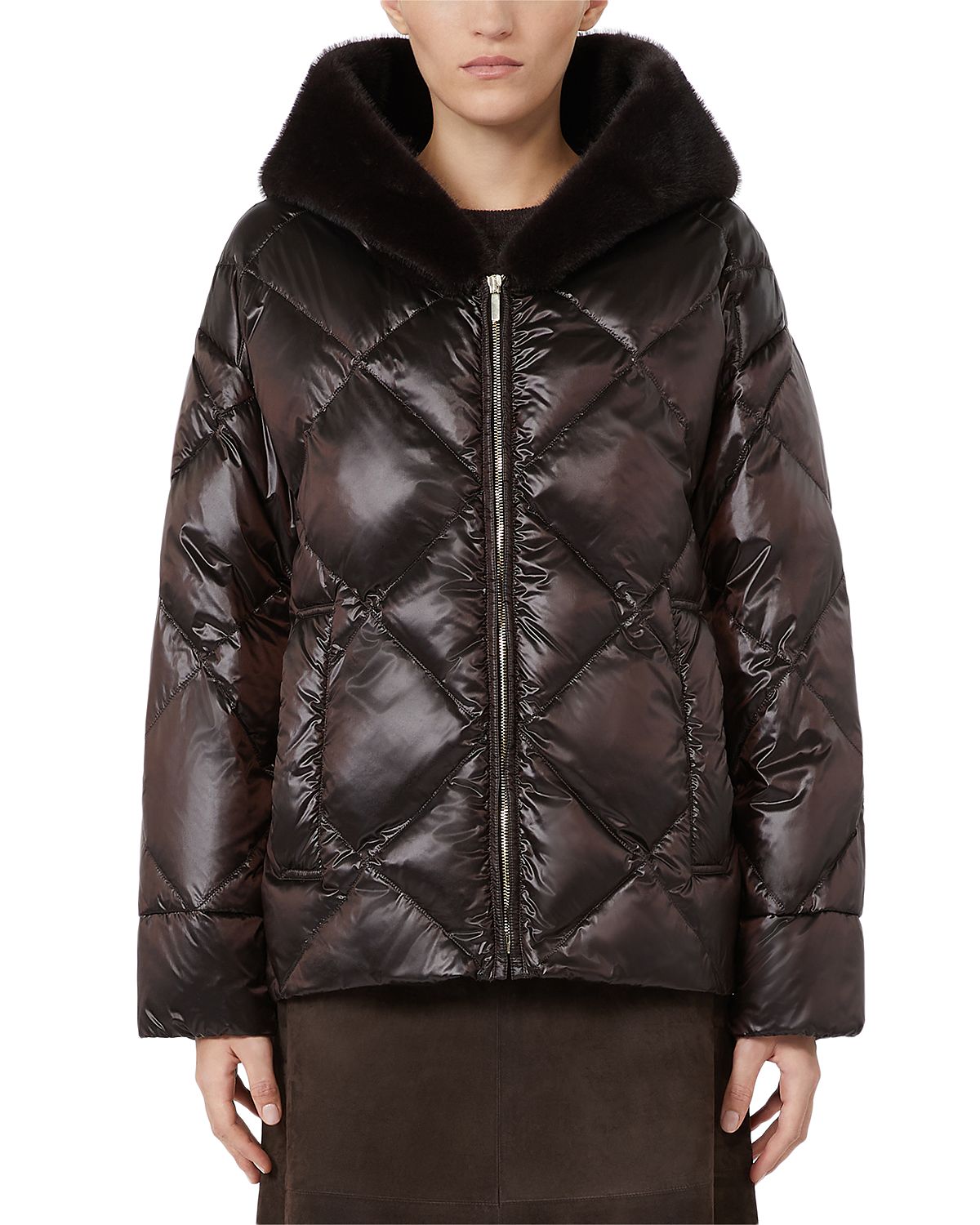 Max Mara Mtcnebbie Quilted Down Coat