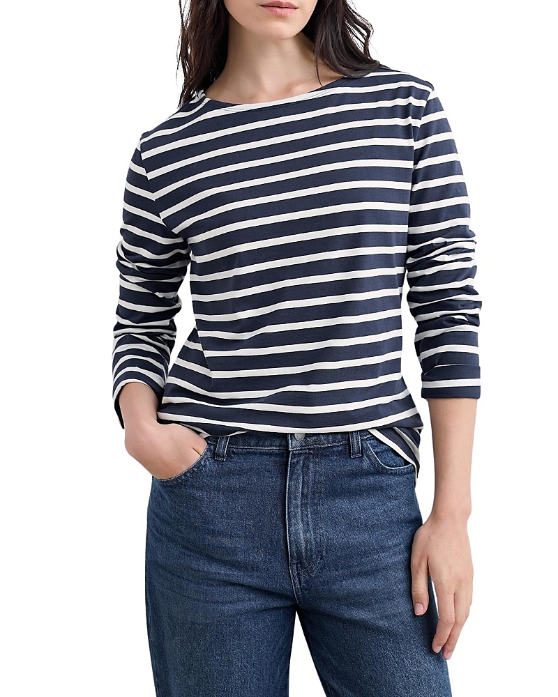 Seasalt Cornwall Sailor Boat Neck Long Sleeve T-Shirt
