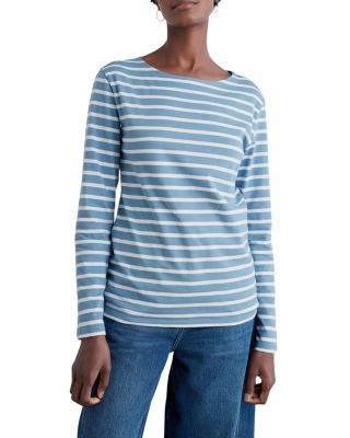 Seasalt Cornwall — Seasalt Cornwall Sailor Boat Neck Long Sleeve T-Shirt
