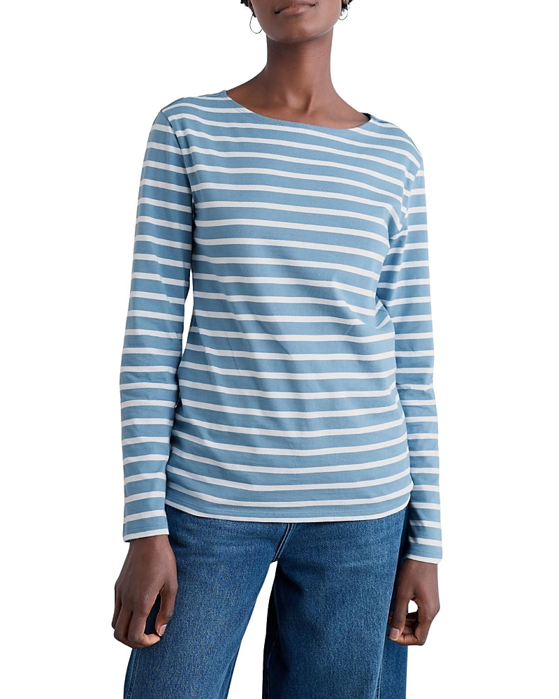Seasalt Cornwall Sailor Boat Neck Long Sleeve T-Shirt