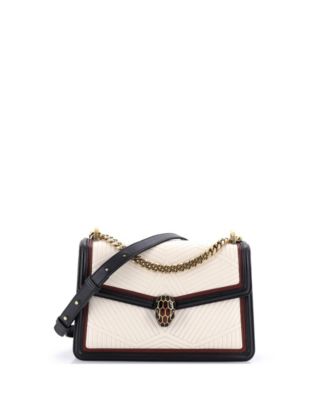  Small Serpenti Forever Shoulder Bag Quilted Leather