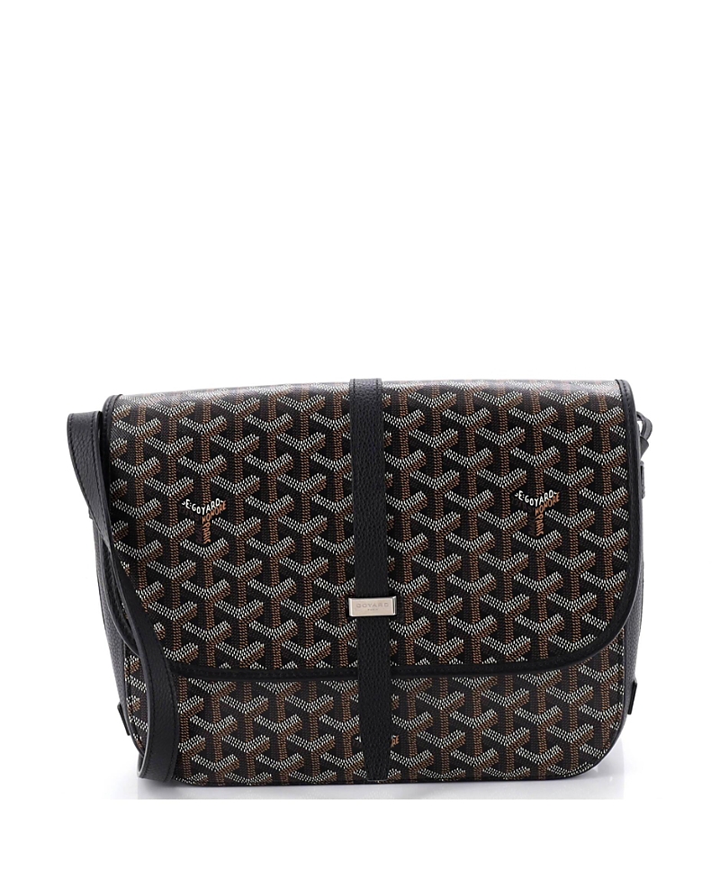 Pre-Owned Goyard Mm Belvedere Ii Messenger Bag Coated Canvas