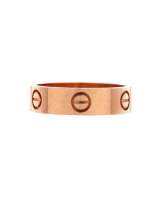 Love Band Ring 18K Rose Gold