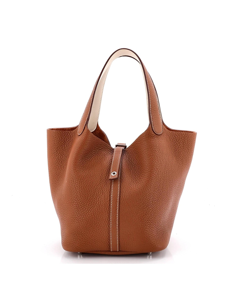 Pre-Owned HERMES Mm Eclat Picotin Lock Bag Clemence