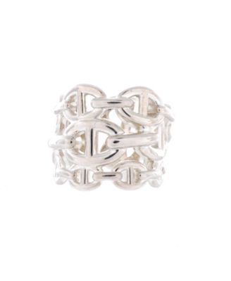 GM Chaine d'Ancre Enchainee Ring Sterling Silver