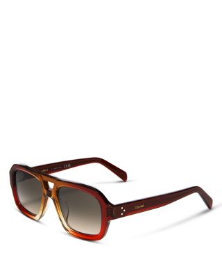 Celine 3 Dots Pilot Sunglasses, 53mm