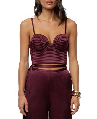 Jluxlabel Thalia Textured Bustier