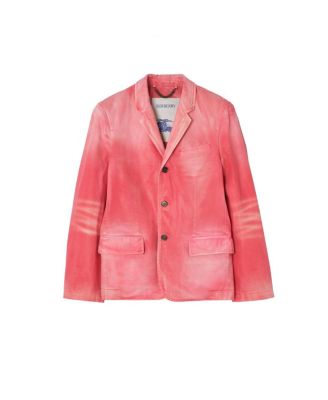  Coated Denim Tailored Jacket