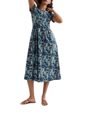 Veronica Short Sleeve Midi Dress