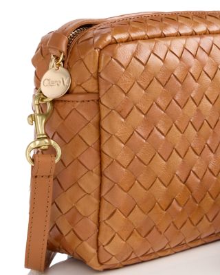 Clare V. Midi Sac Woven Leather Crossbody Bag | Bloomingdale's