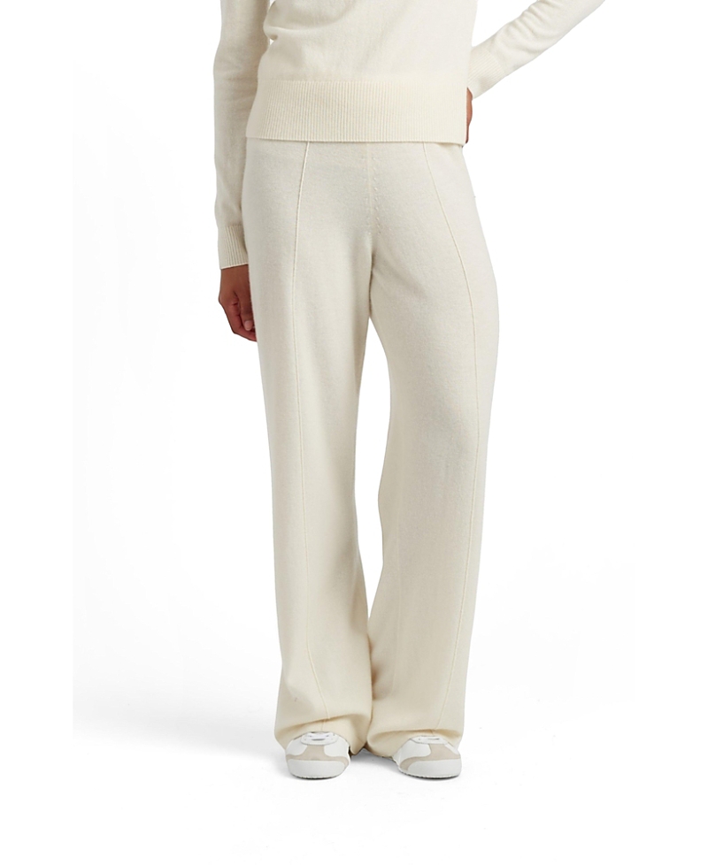 Chinti & Parker Women's Wool Cashmere Wide Leg Track Pants