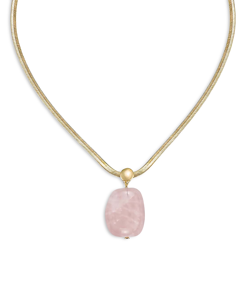 Ettika Stone Pendant Necklace, 16