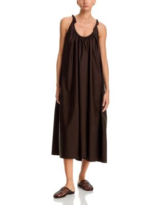 Co Gathered Midi Dress