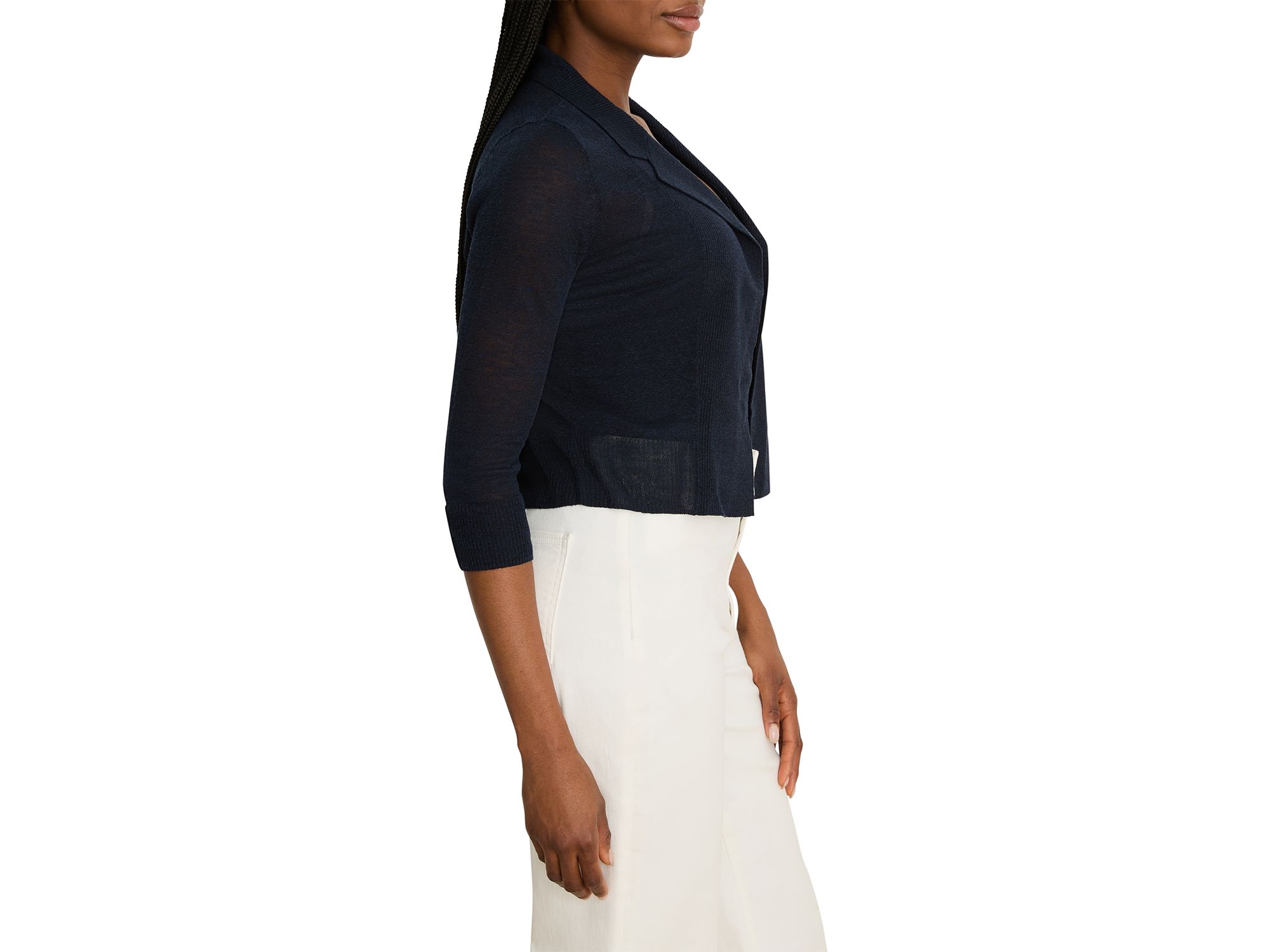 Featherknit Collared Sweater — Image 8