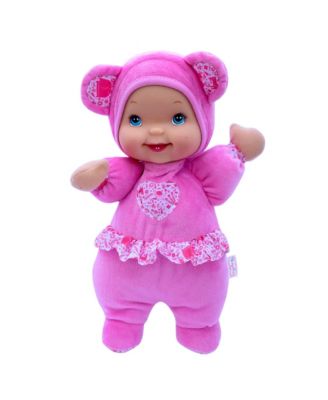  Love Bear Doll Pink Fleece Outfit, Ages 3Mo+
